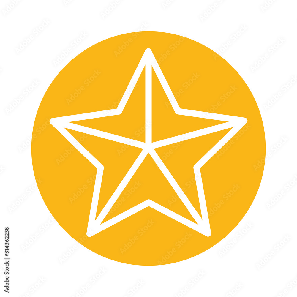 star five pointed block style icon star five pointed block style icon