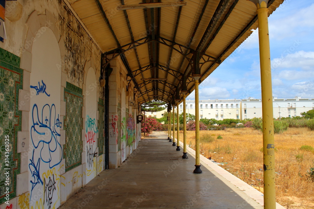 Old Train Station in Lagos, Portugal