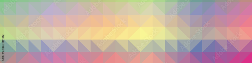 Fototapeta premium Abstract Trianglify gradient Generative Art background illustration