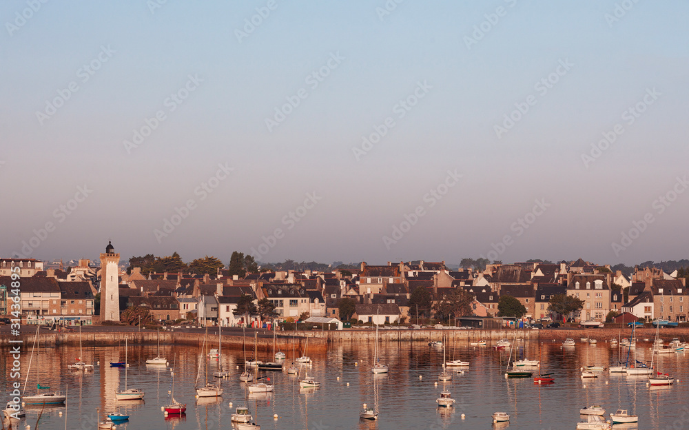 Fototapeta premium Couchée de soleil en Bretagne 