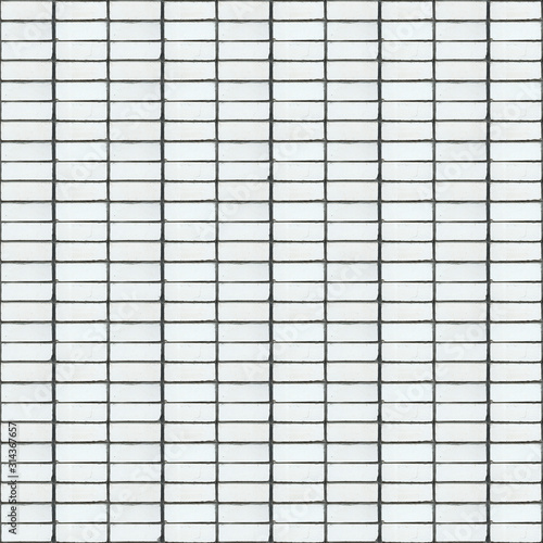 Wallpaper Mural Abstract background of a new white brick wall. Seamless texture for laying on vertical surfaces of architecture. Repeating pattern. Loft design. Torontodigital.ca