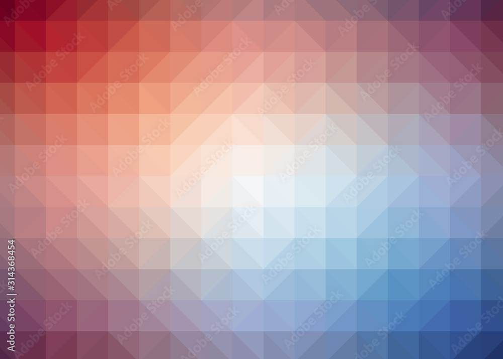 Obraz premium Abstract Trianglify gradient Generative Art background illustration
