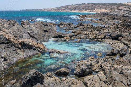 Greenly Beach Rock Pool  Eyre Peninsula  South Australia