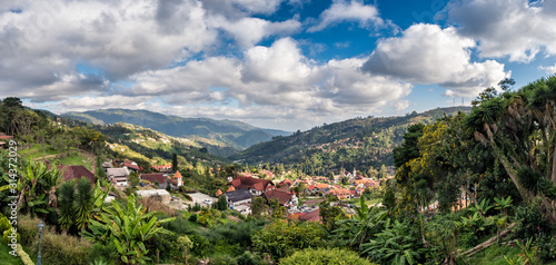 Panoramic view of Colonia Tovar. German Settlement. Aragua State  Venezuela