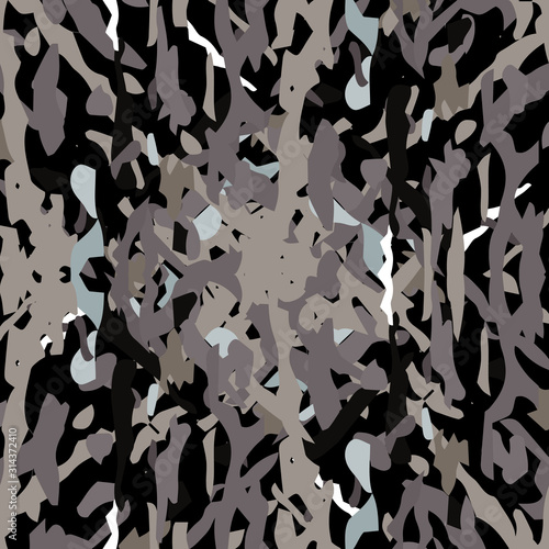 Batik, Hand Drawn. Paint Texture Ornament. 