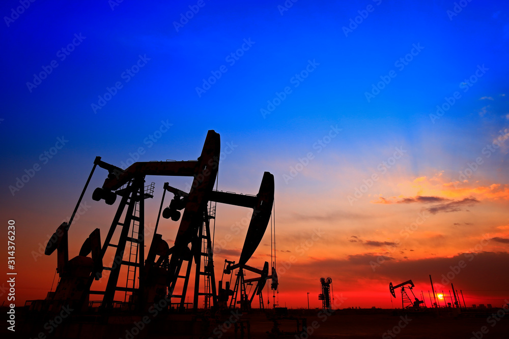 The oil pump, industrial equipment The oil pump, industrial equipment