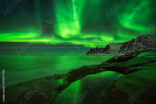 Aurora over Ersfjord