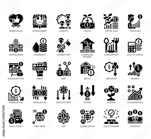 Set of economy thin line and pixel perfect icons for any web and app project.