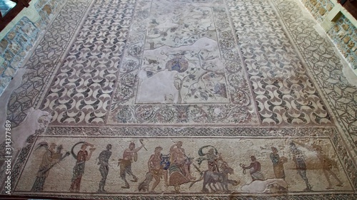Obraz na płótnie Mosaik Paphos w salonie