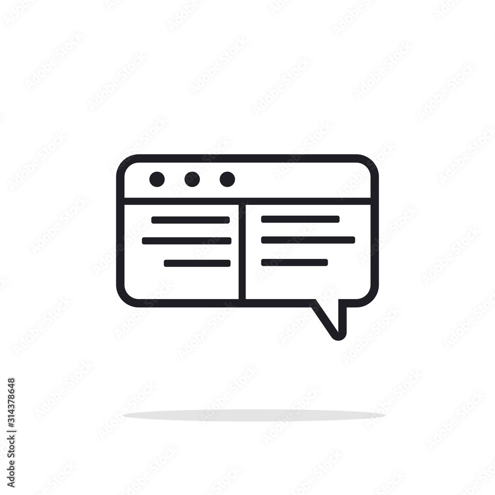 chat icon design vector illustration chat icon design vector illustration