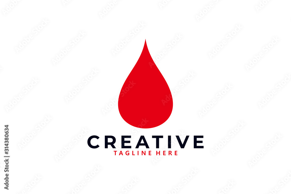 blood logo icon vector isolated blood logo icon vector isolated