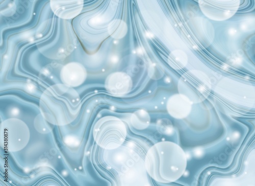 Wallpaper Mural Blue marble abstract background with white bokeh light blurred  Torontodigital.ca