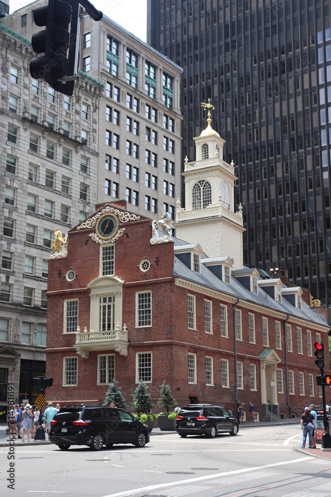 Naklejka premium Old State House - Boston