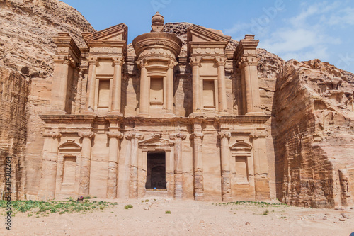 The Monastery (Al Deir) in the ancient city Petra, Jordan