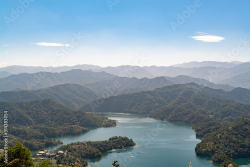 Thousand islands lake in Taiwan