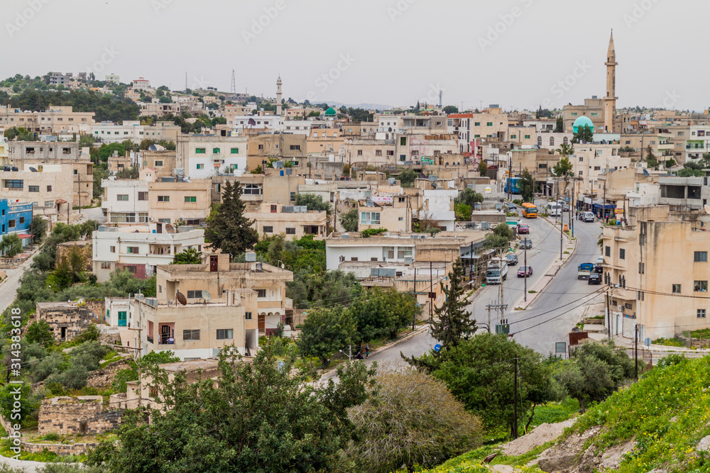 View of the village Umm Qais, Jordan