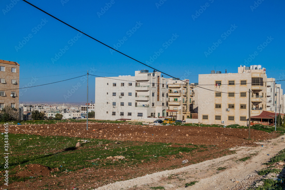 View of Amman suburbs, Jordan
