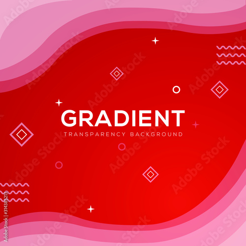 Gradient transparancy background