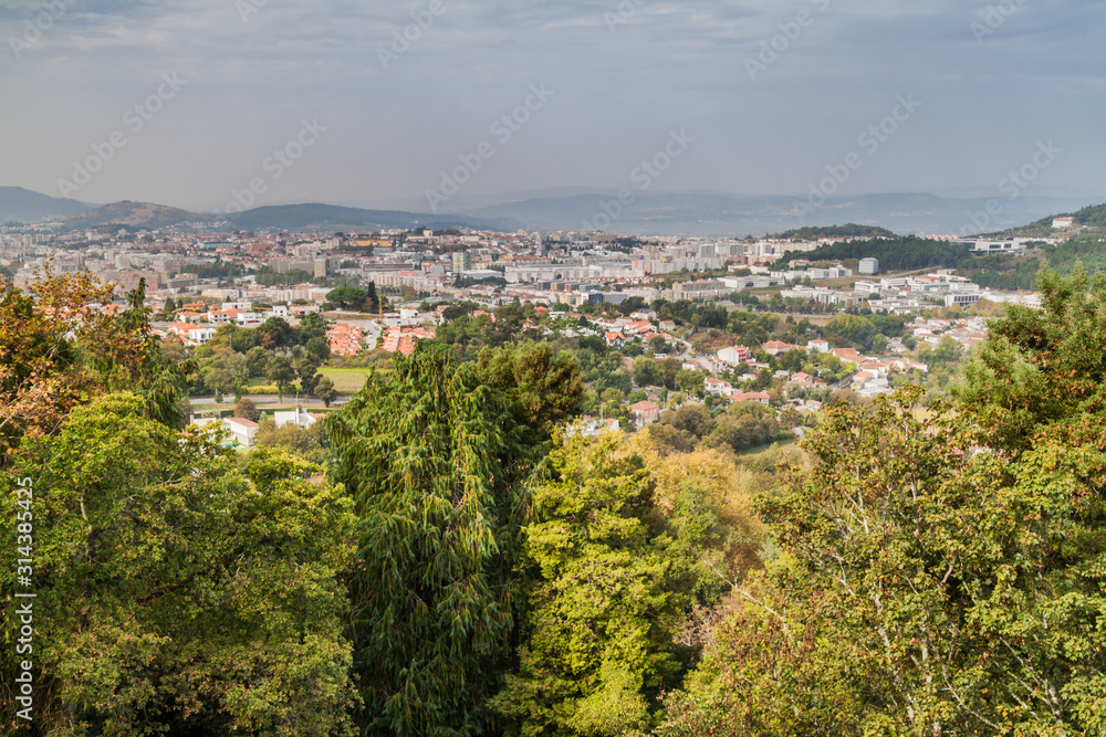 Aerial view of Braga, Portugal
