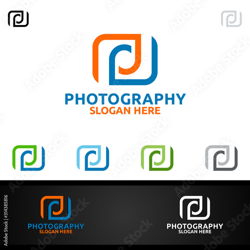 Abstract Camera Photography Logo