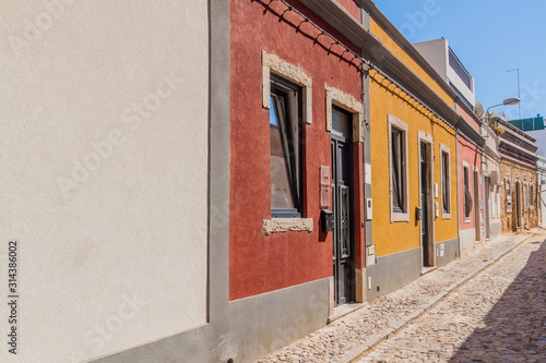 View of a street in the center of Faro, Portugal. © Matyas Rehak