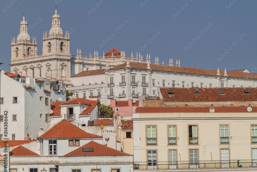 Church or Monastery of Sao Vicente de Fora (Monastery of St. Vincent Outside the Walls) in Lisbon, Portugal Church or Monastery of Sao Vicente de Fora (Monastery of St. Vincent Outside the Walls) in Lisbon, Portugal