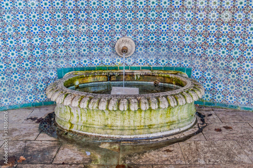 Fonte Mourisca fountain in Sintra, Portugal