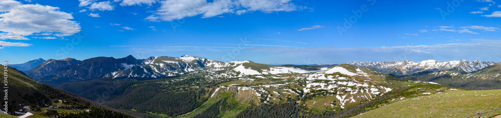 mountain skyline panorama