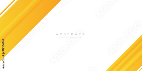 Modern Orange Background Presentation Template Vector