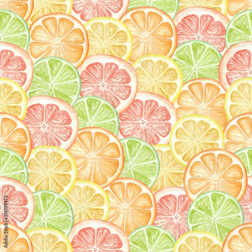 Pattern chunks of citrus