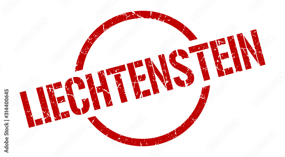 Liechtenstein stamp. Liechtenstein grunge round isolated sign Liechtenstein stamp. Liechtenstein grunge round isolated sign