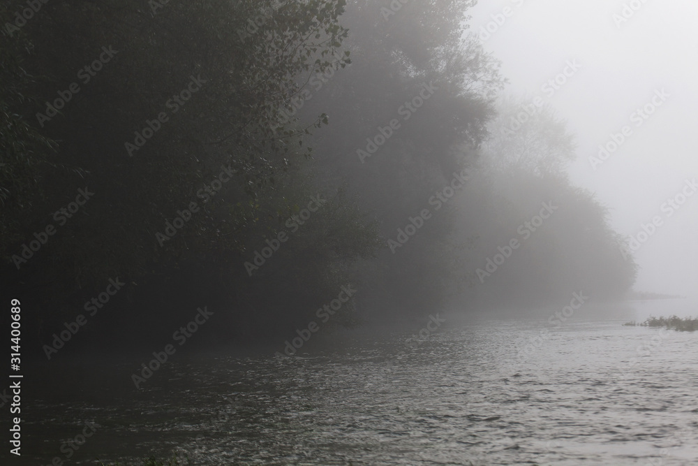 Fog on the Drava River River