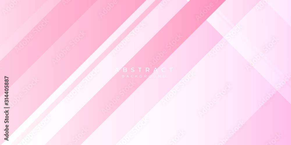 Pink white abstract background geometry shine and layer element vector for presentation design. Suit for business, corporate, institution, party, festive, seminar, and talks.