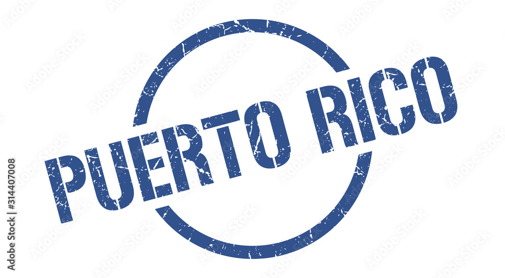Puerto Rico stamp. Puerto Rico grunge round isolated sign Puerto Rico stamp. Puerto Rico grunge round isolated sign