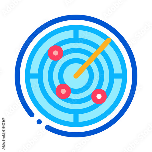 Ship Equipment Icon Vector. Outline Ship Equipment Sign. Isolated Contour Symbol Illustration