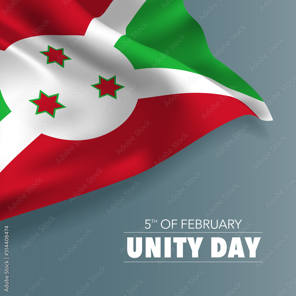 Burundi unity day greeting card, banner, vector illustration. Burundi unity day greeting card, banner, vector illustration.