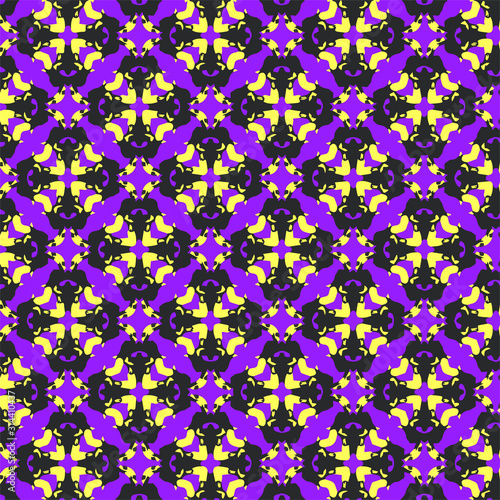 Abstract geometric pattern in ornamental style. Seamless desing texture for greeting card.