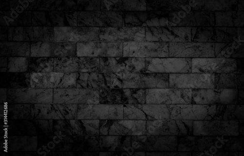 Abstract background of old black wall