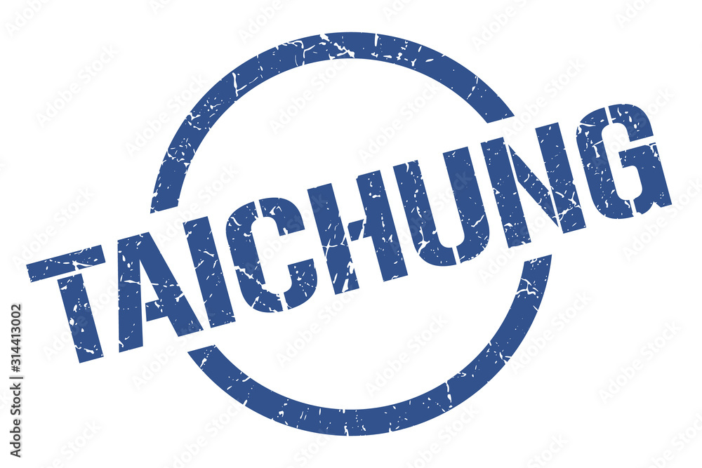 Taichung stamp. Taichung grunge round isolated sign Taichung stamp. Taichung grunge round isolated sign