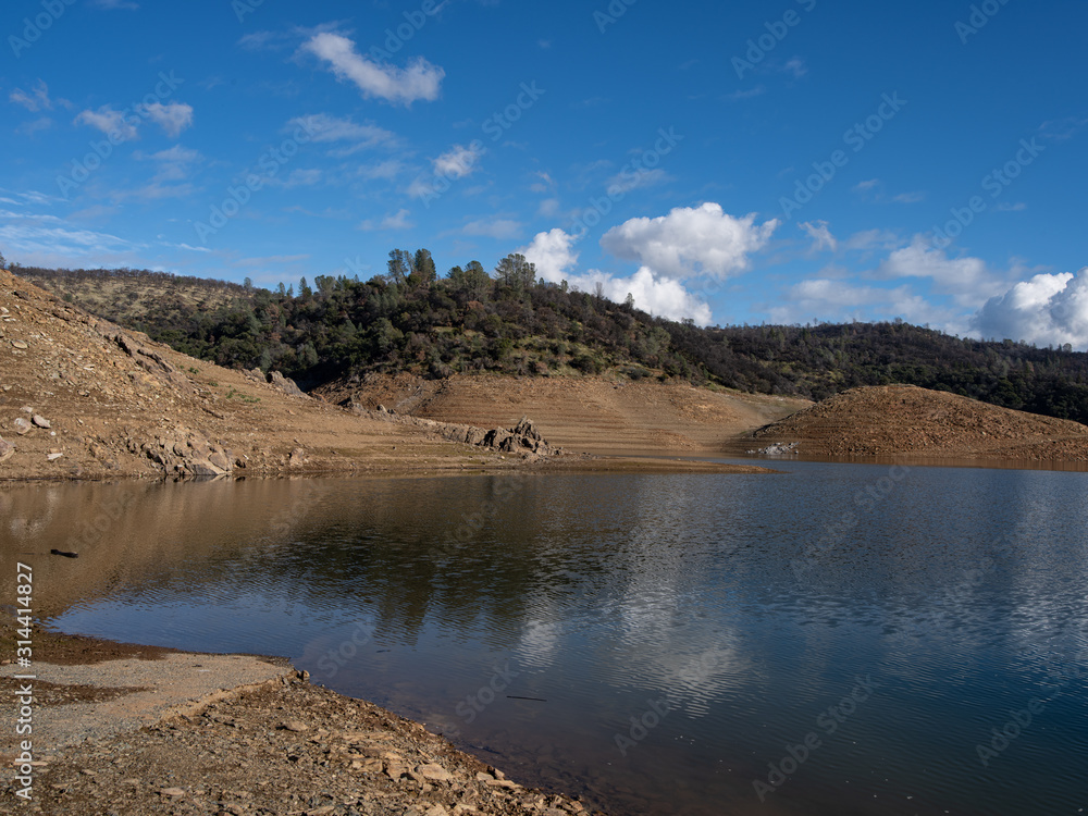 Low Water at Lime Saddle Marina, Lake Oroville, California 