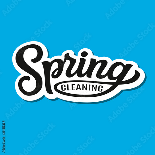 Spring cleaning text