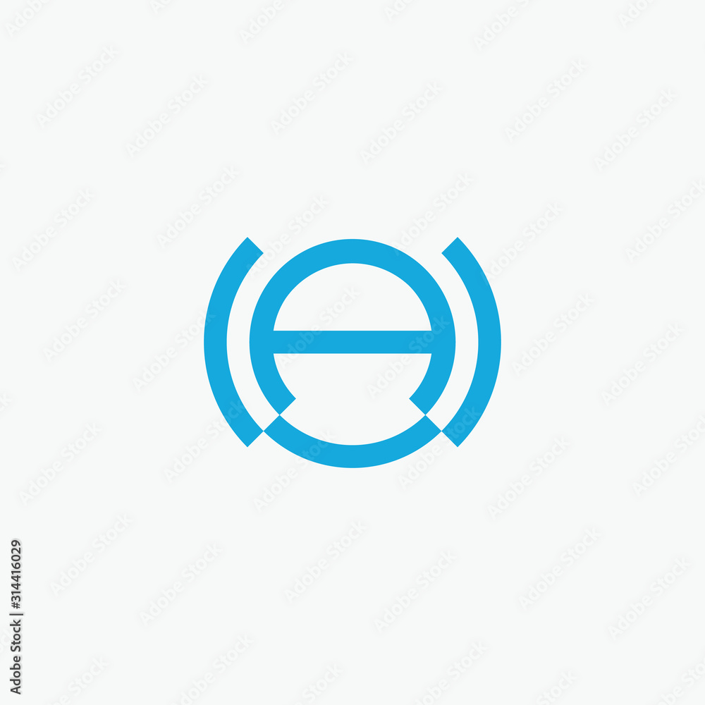 Letter A logo, Circle shape symbol, green and blue color, Technology and digital abstract dot connection Letter A logo, Circle shape symbol, green and blue color, Technology and digital abstract dot connection