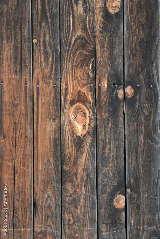 Obraz premium old wooden plank texture background