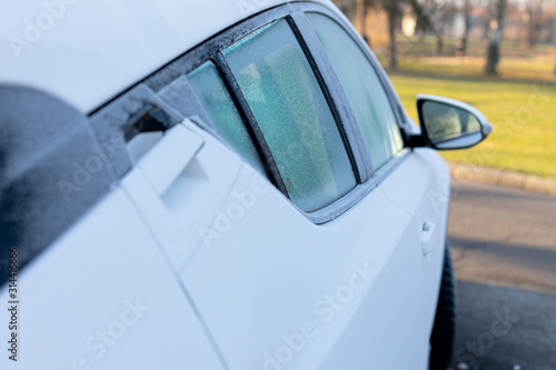 Frozen car