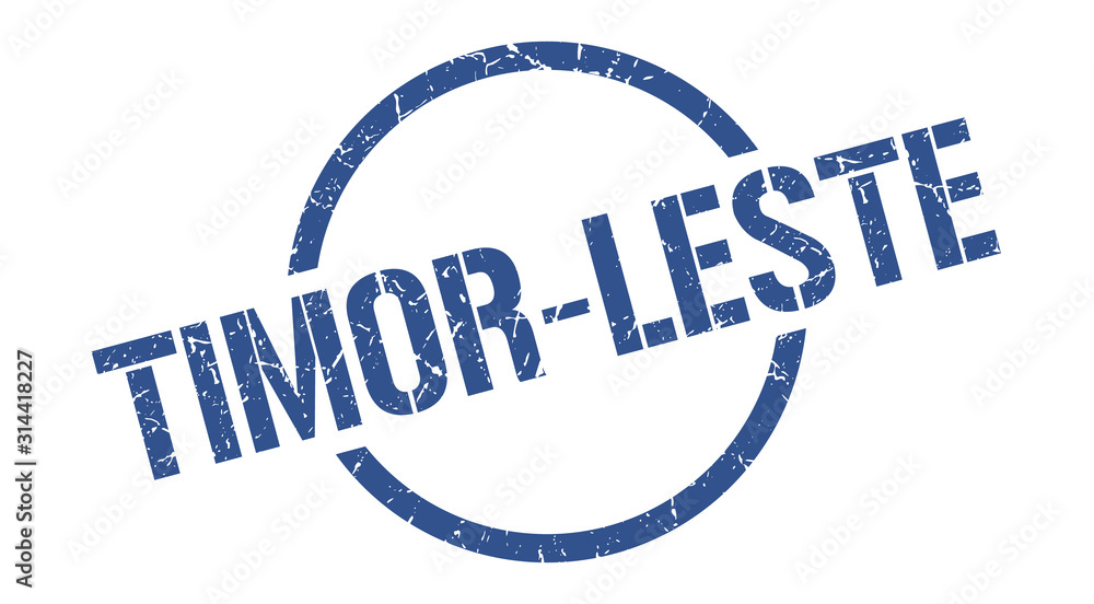 Timor-Leste stamp. Timor-Leste grunge round isolated sign Timor-Leste stamp. Timor-Leste grunge round isolated sign