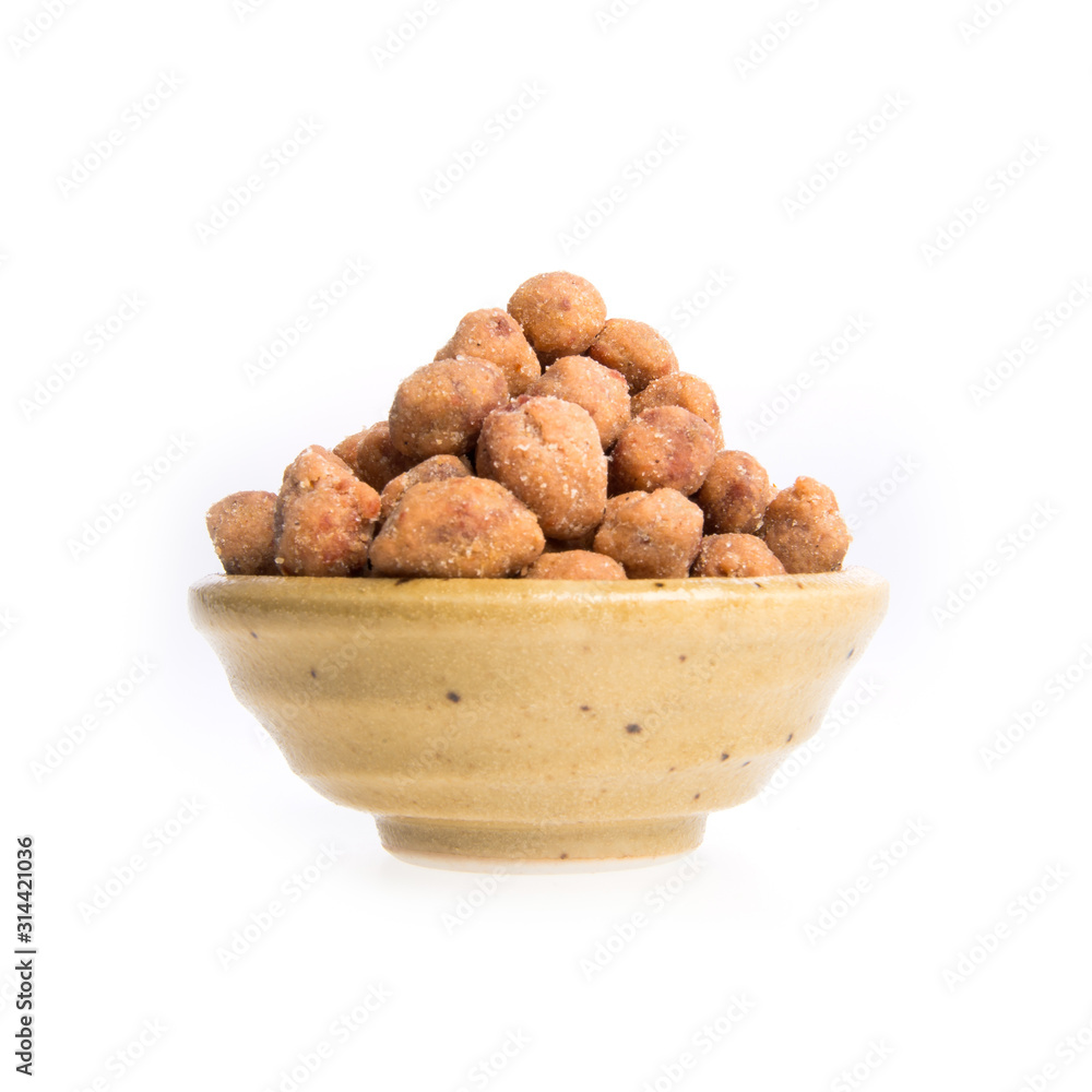 nuts or Peanuts with Crispy Coated on a background new. nuts or Peanuts with Crispy Coated on a background new.