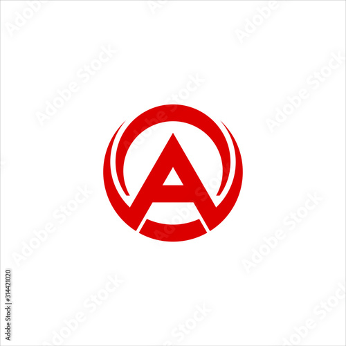 Free Download letter A monogram logo design for sport - GFXLoad