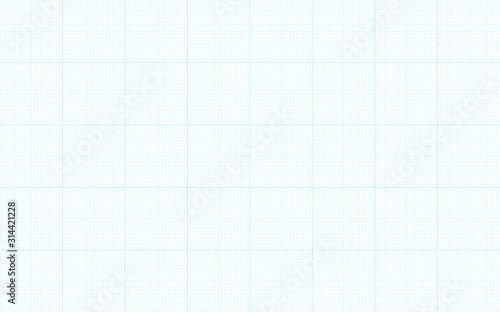 Vector blue plotting graph grid paper background