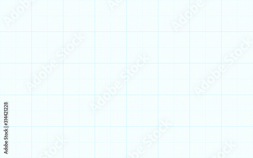 Vector blue plotting graph grid paper background