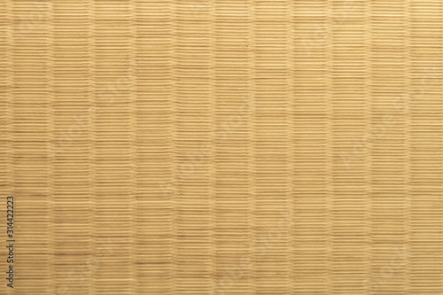 japanese tatami mat floor texture . Asian look and feel background